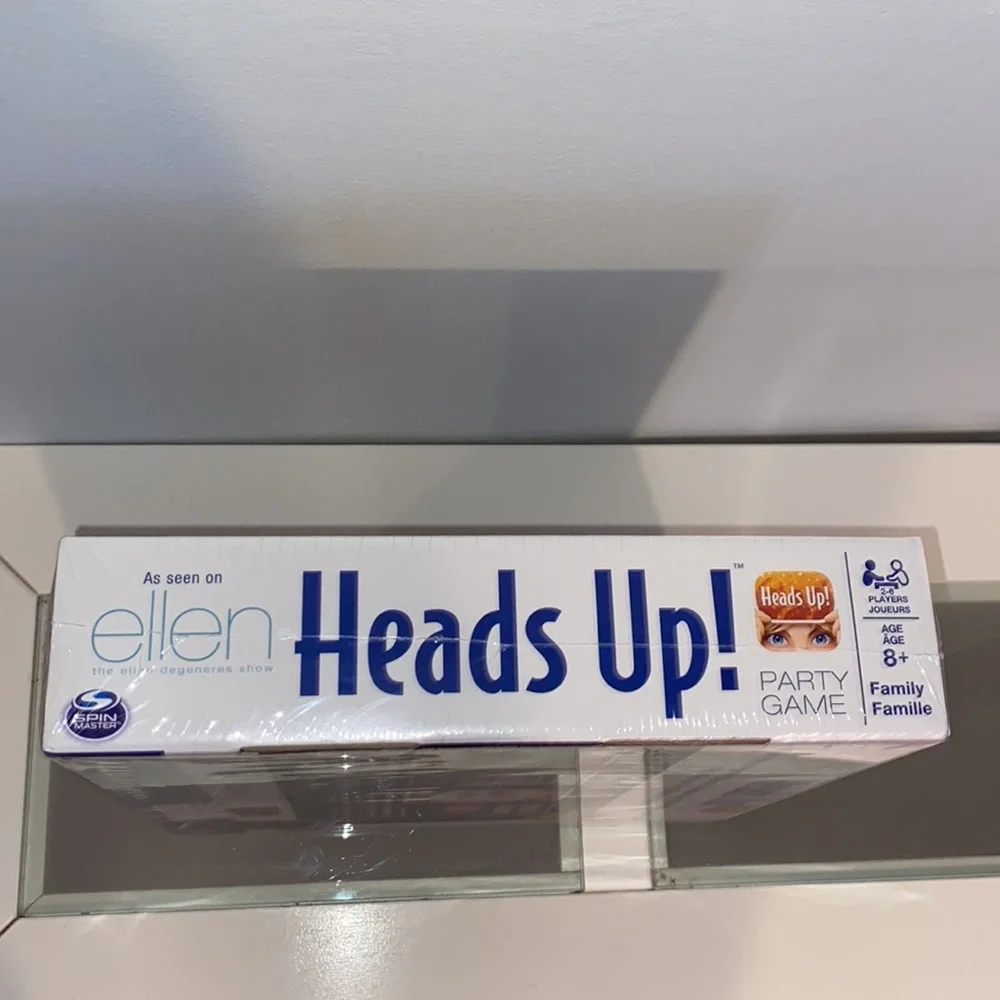 SpinMaster Heads Up Party Game 3rd Edition-As Seen On Ellen-Brand New in Plastic